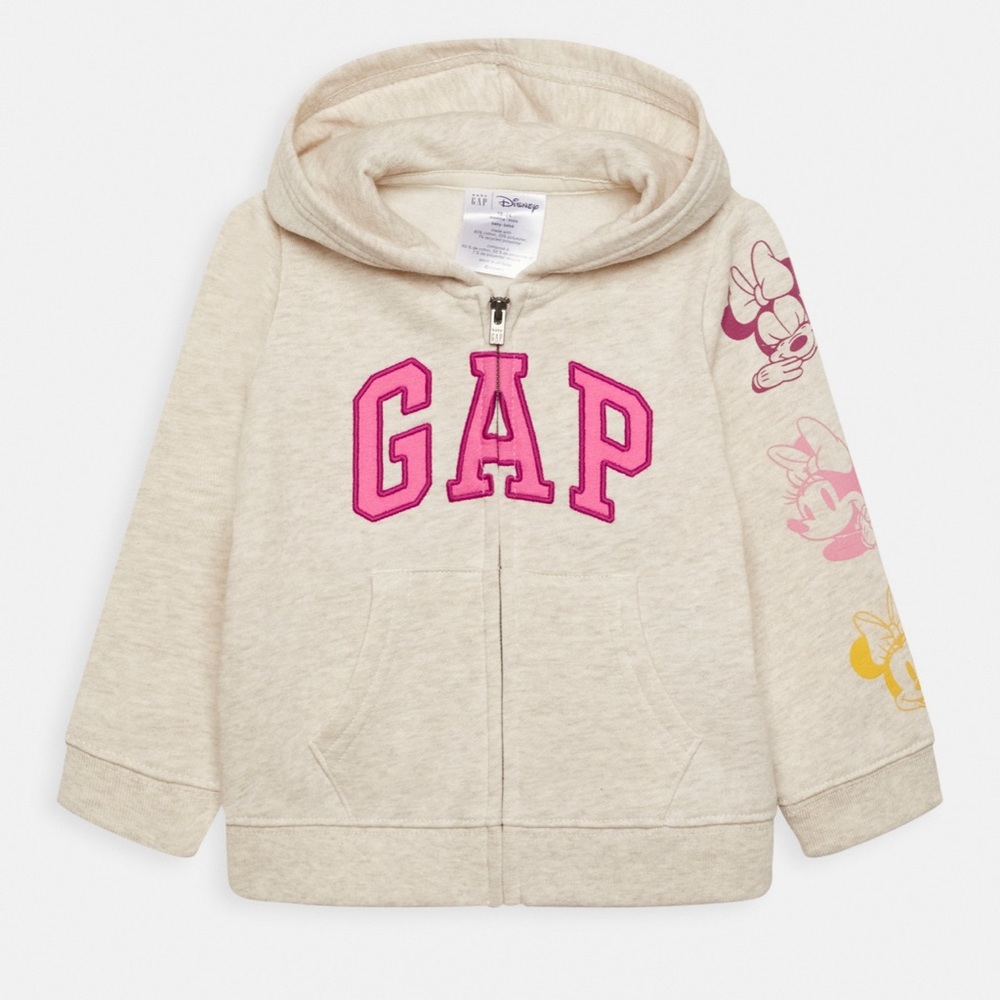 Baby Gap Grey Minnie Mouse Hoodie 3-6m